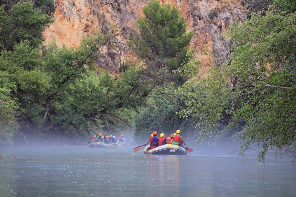 Rafting en el cañón de Almadenes