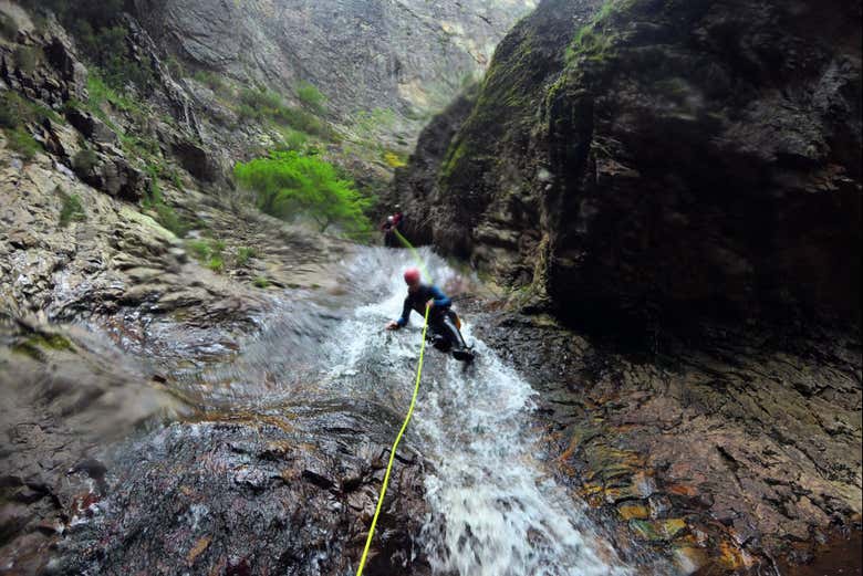 Canyoning in Caldas de Luna
