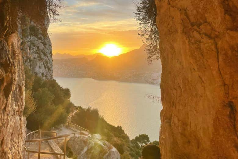 Atardecer desde el Peñón de Ifach
