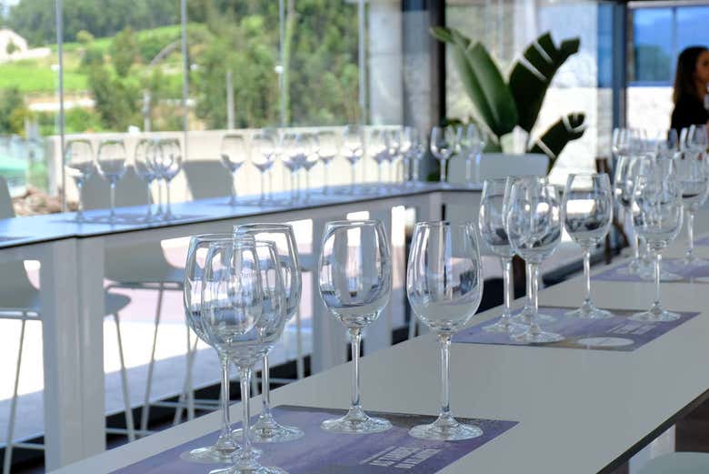 Pronti per la degustazione di vino