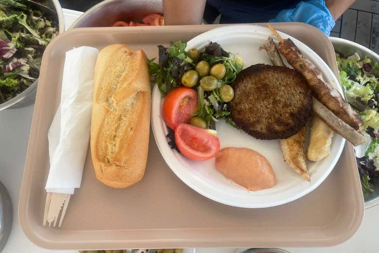 Il pranzo a bordo