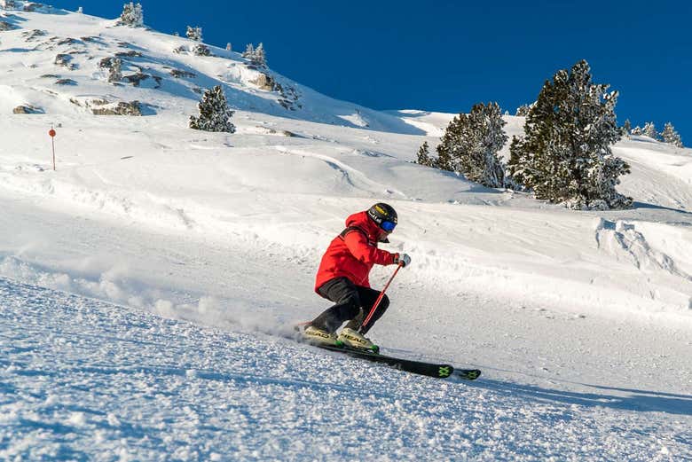 Descente des pistes de Candanchú