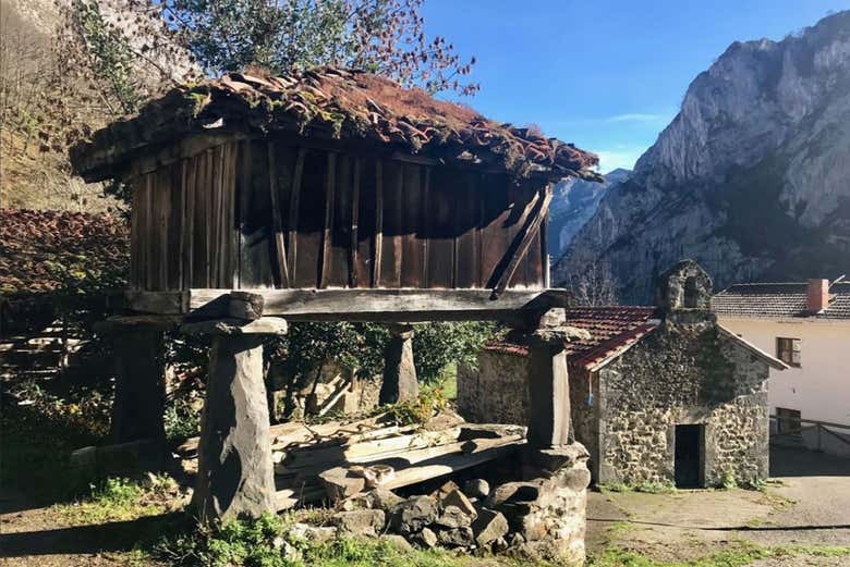 Typical Asturian granary