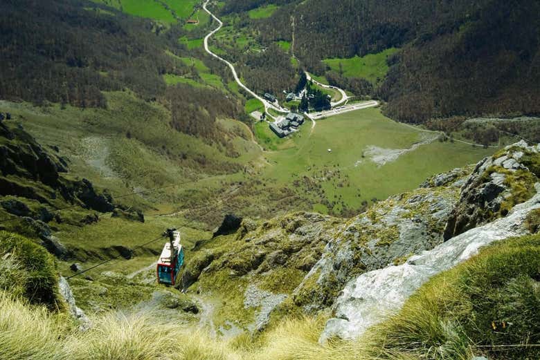 Panorámica de Fuente Dé, en Cantabria
