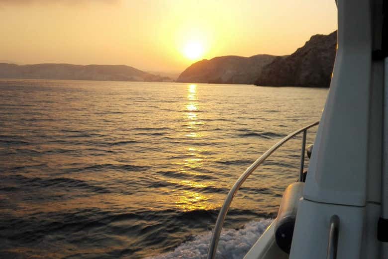 Coucher de soleil d'Almeria