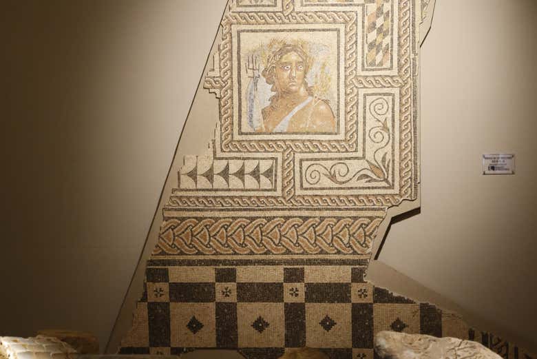 Uno de los mosaicos del museo