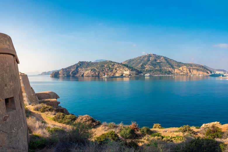 A vista da baía