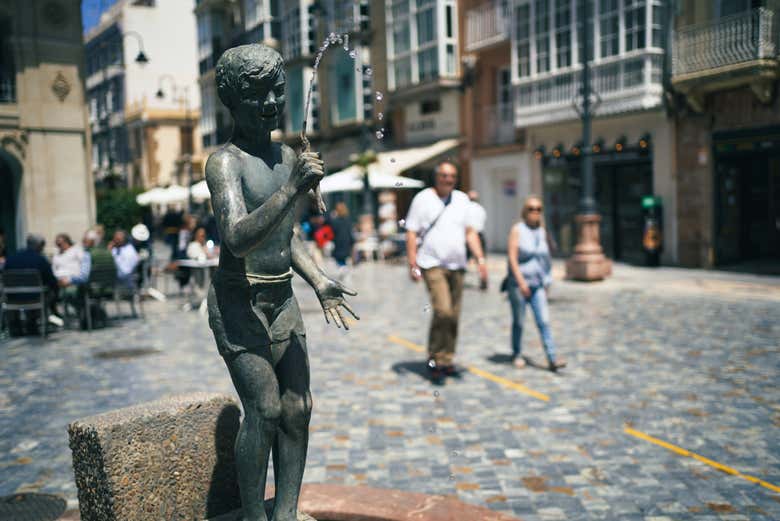 Una de las fuentes de Cartagena