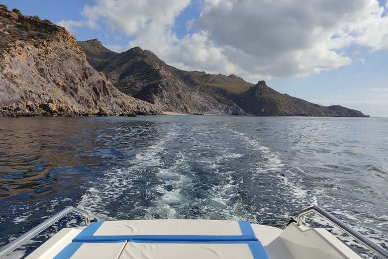 Passeio de barco saindo de Cartagena