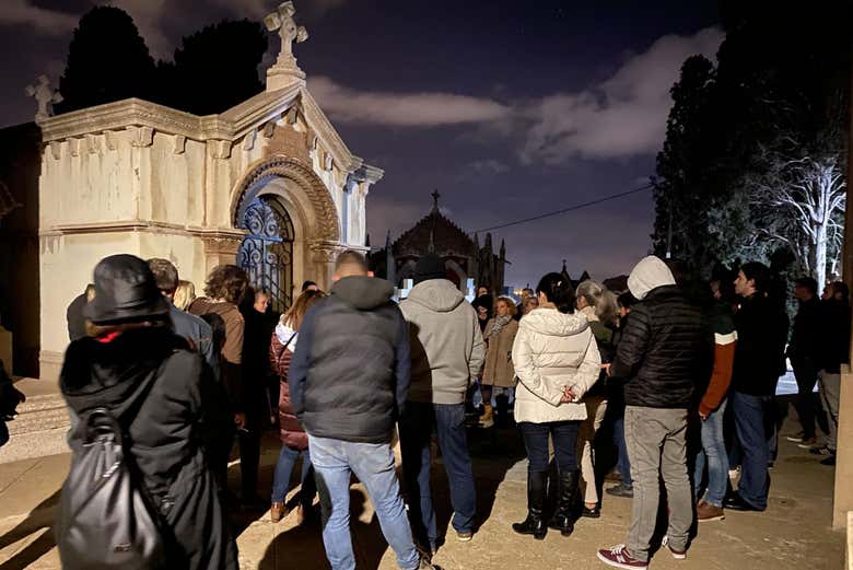 Visite du cimetière de Carthagène
