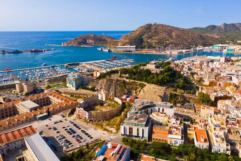 Vista aérea de Cartagena