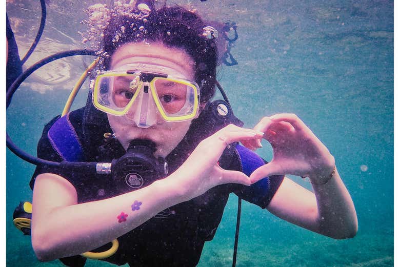 Uno scatto sottomarino