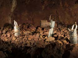 Interior de las minas