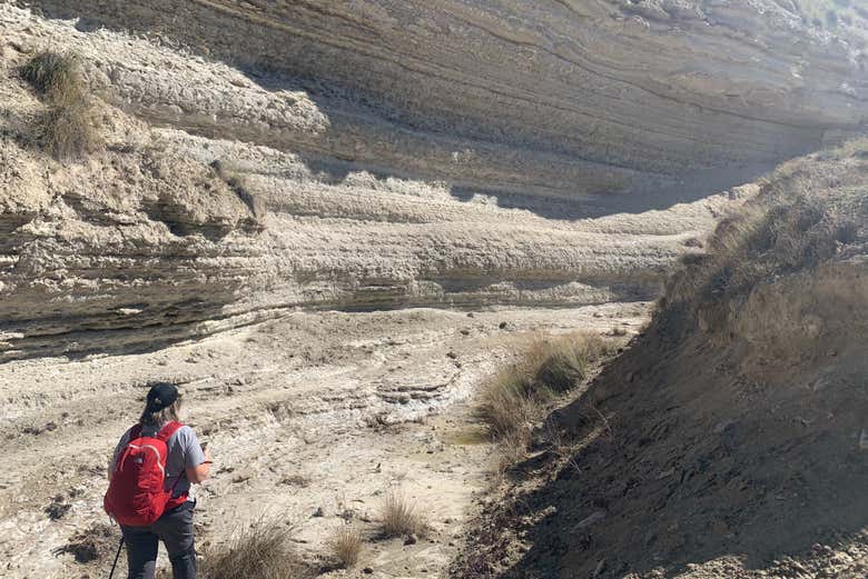 Enjoying the route through the Badlands of Castilléjar