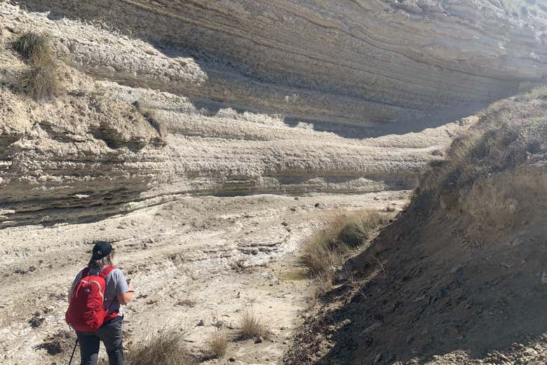 Disfrutando de la ruta por los Badlands de Castilléjar