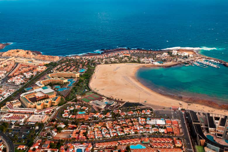 Vista de Caleta de Fuste