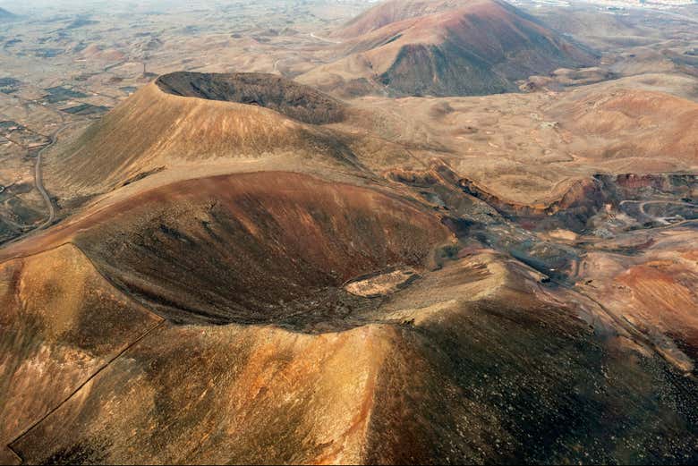 Cráter del volcán Bayuyo