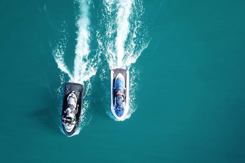 Tour de jet ski por Caleta de Fuste