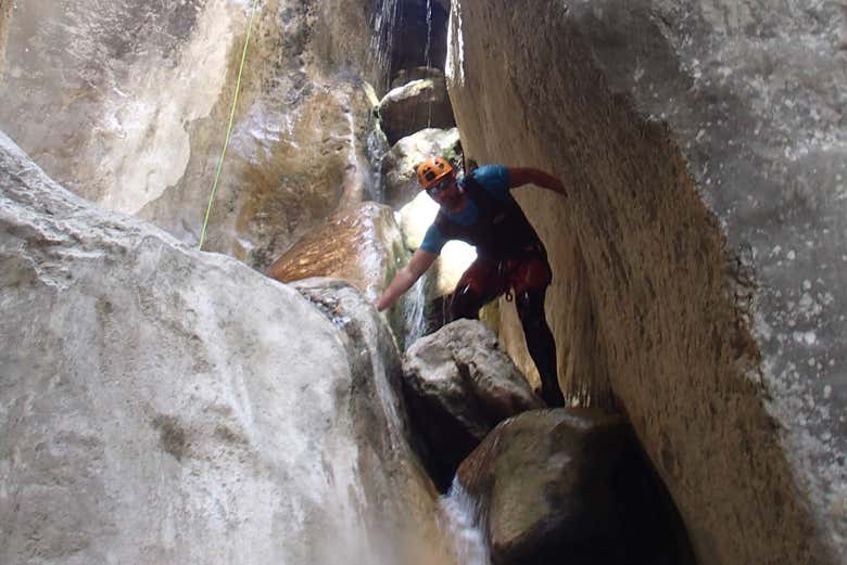 Aventura en el barranco El Buitre