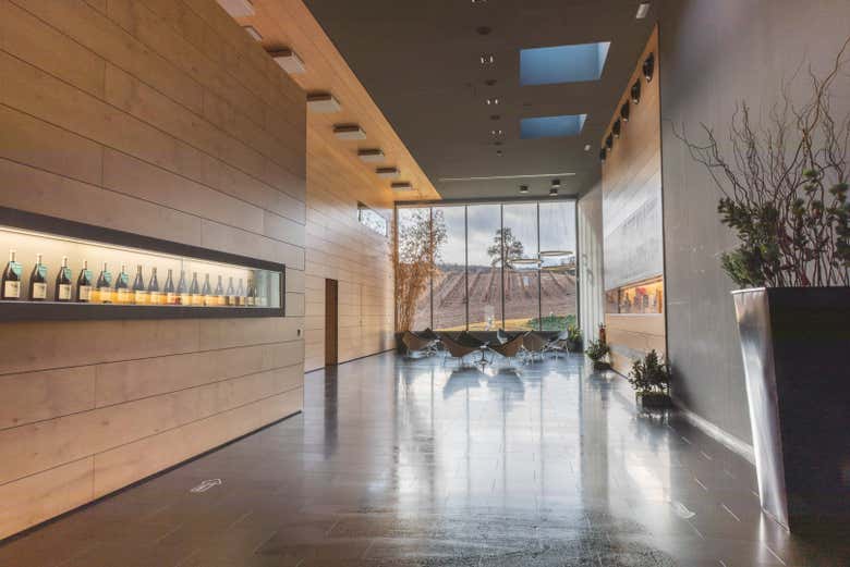 Interior de las bodegas Cepa 21