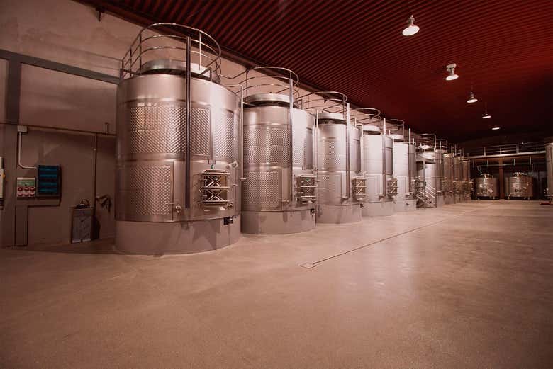 Visitaremos las diferentes naves de la bodega