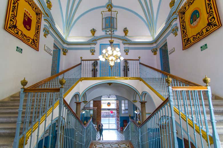 Visite de l'intérieur de la mairie de Cehegín