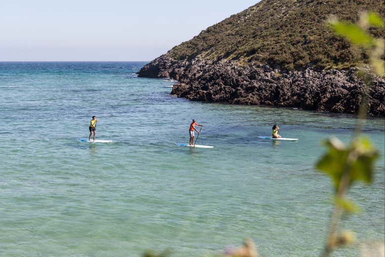 Balade en paddle à Llanes