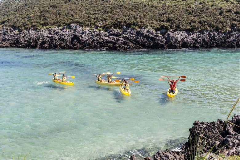 Kayak en Llanes, Asturias