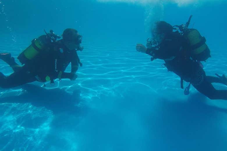 Un instructor estará siempre pendiente de vosotros