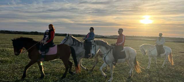 Paseo a caballo por las marismas del Coto de la Isleta