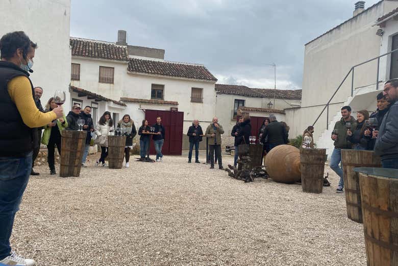 Catando el vino