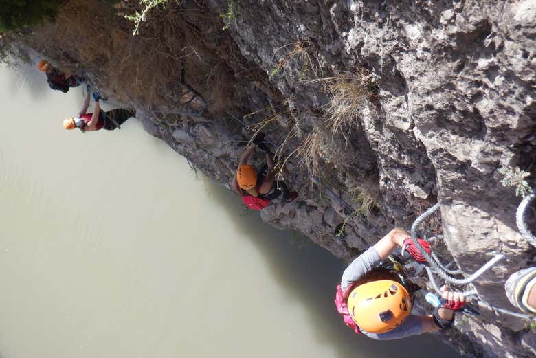 Via ferrata del canyon di Almadenes