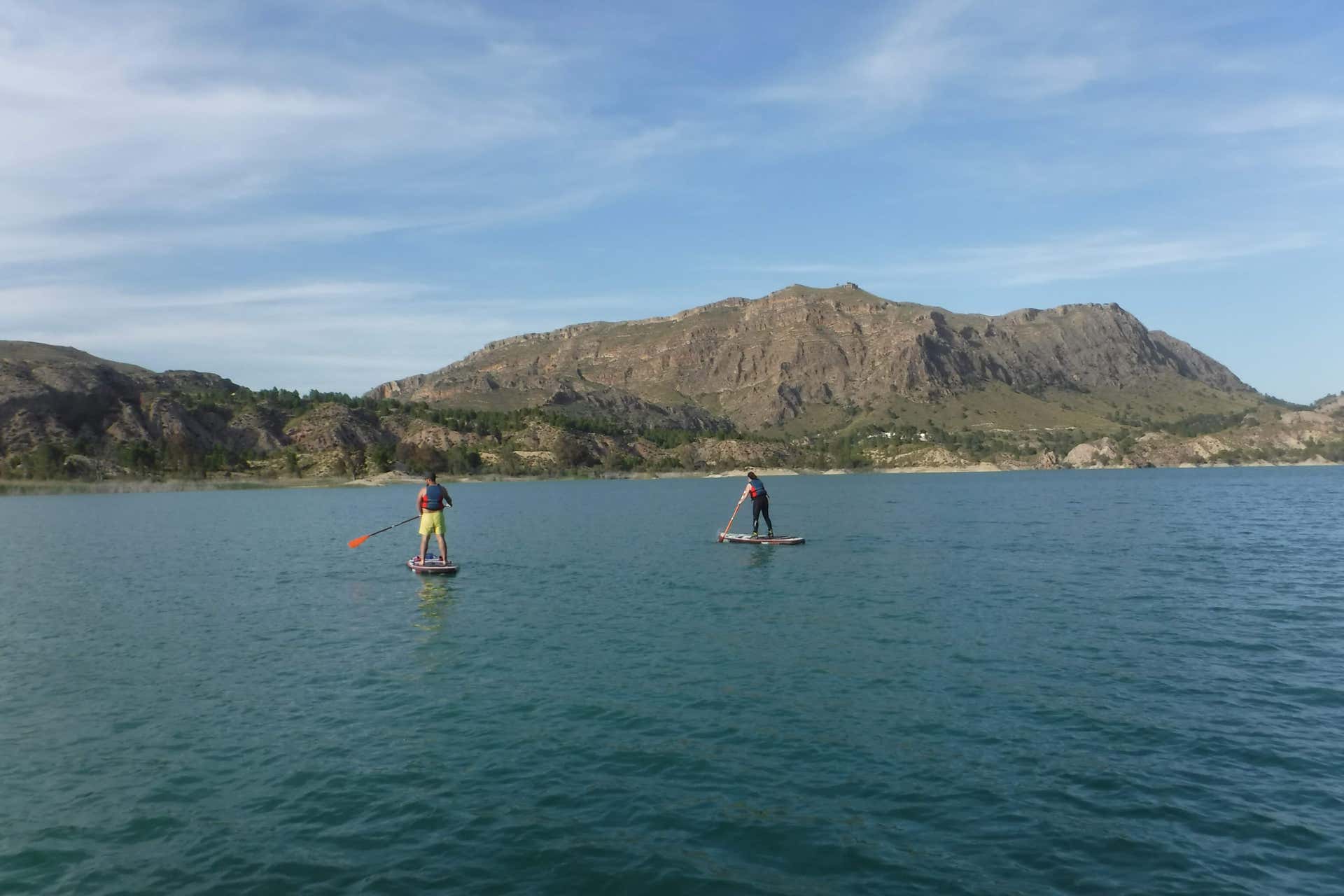 Paddle surf en el embalse de Alfonso XIII