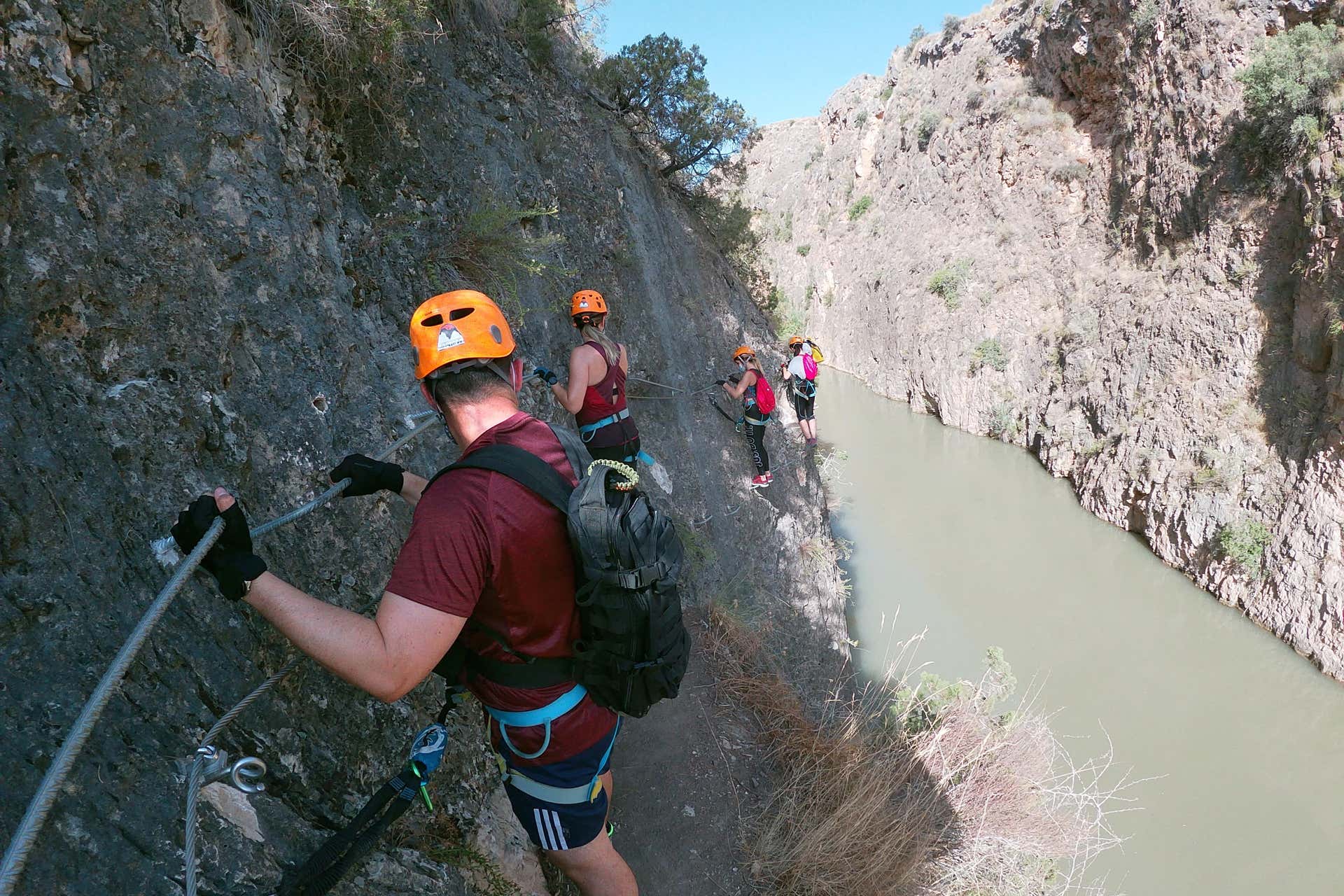 Vía ferrata del cañón de Almadenes