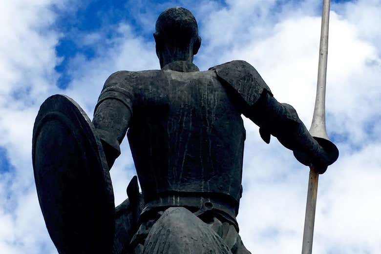 Estatua de Don Quijote, en Ciudad Real