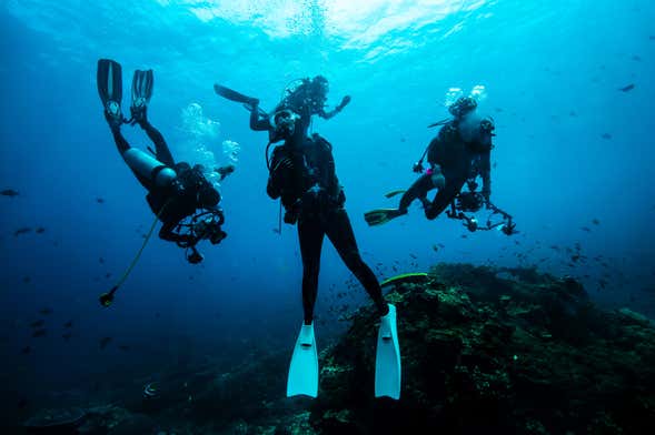 Curso de buceo PADI Open Water en Ciudadela