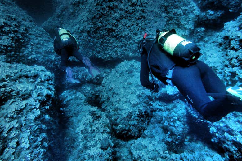Mergulhando em Menorca