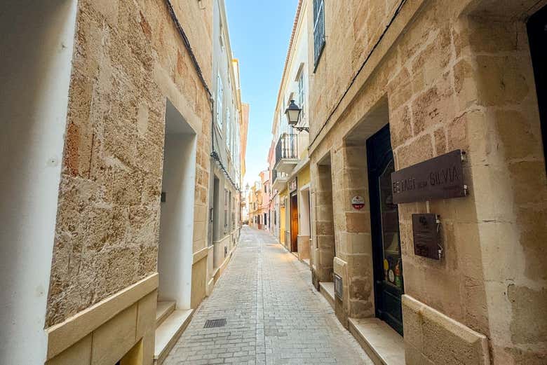 Las históricas calles de Ciudadela