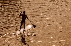 Paddle surf en el río Cabriel