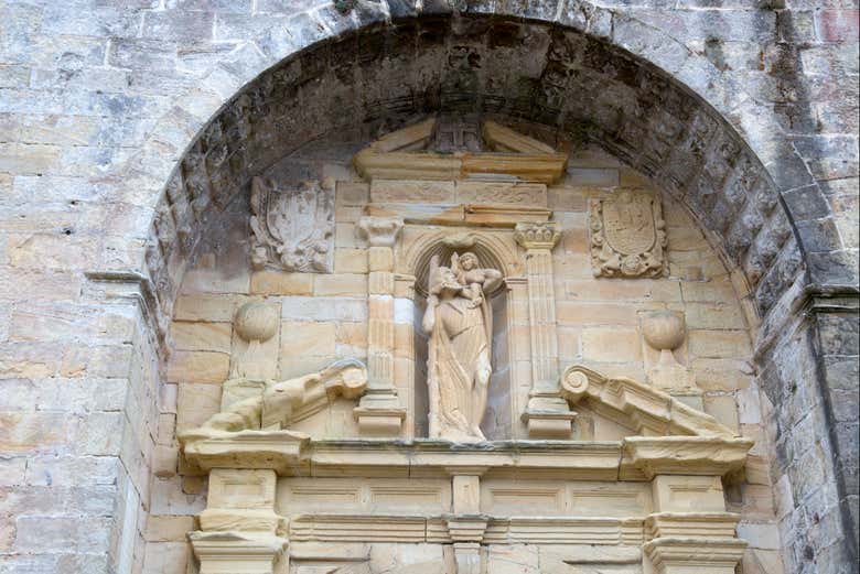 Detalles de la iglesia de San Cristóbal