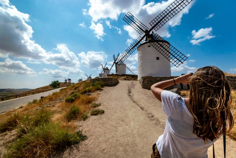 Fotografiando los molinos de Consuegra