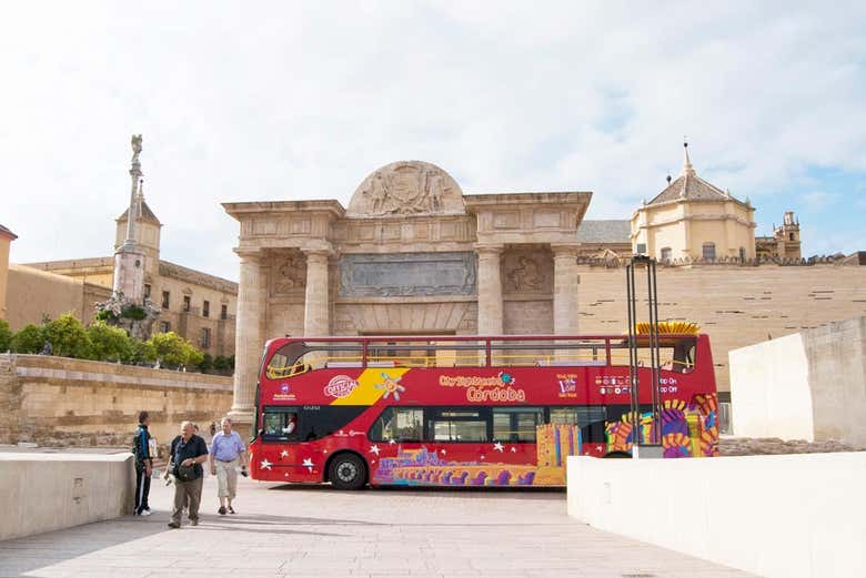 Sightseeing bus in Cordoba