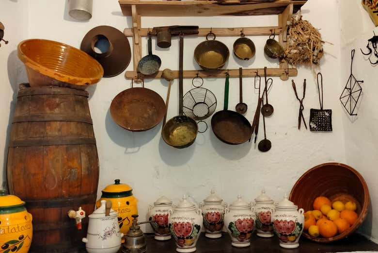 Una cocina antigua de una casa de Córdoba