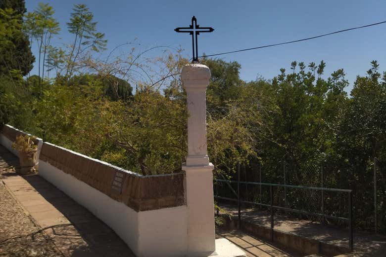 Cruz que marca a Via Sacra até Las Ermitas