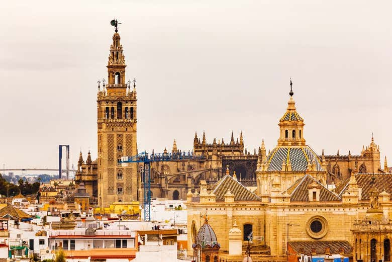 Panoramica di Siviglia, con La Giralda sullo sfondo