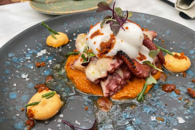 Plato de pulpo
