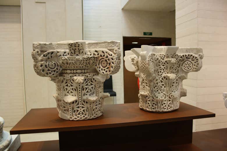 Restos arqueológicos de Medina Azahara en su museo
