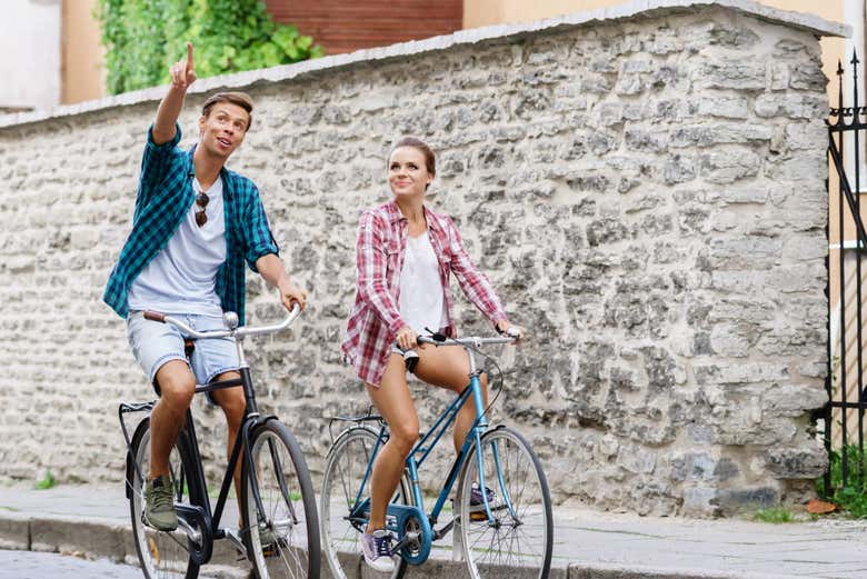 Durante il tour di Cordova in bicicletta