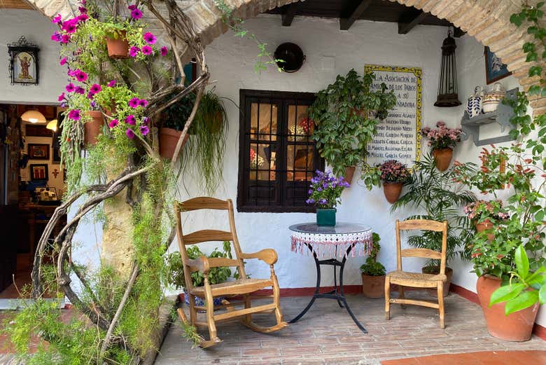 Decoración tradicional de los Patios de Córdoba