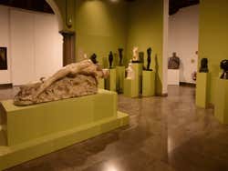 Esculturas do museu